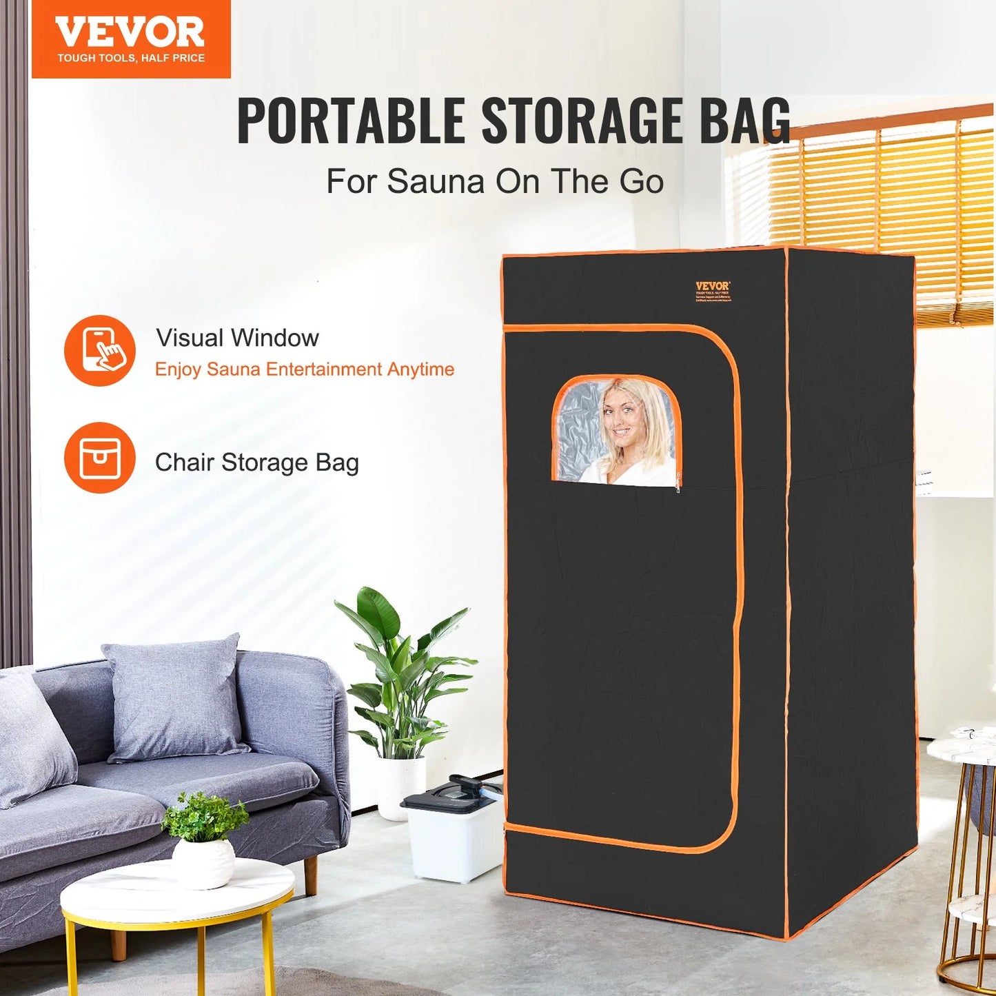 VEVOR Portable Steam Sauna (Full size tent)