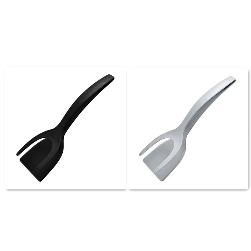 2 in 1 Grip and Flip Tongs Egg Spatula 