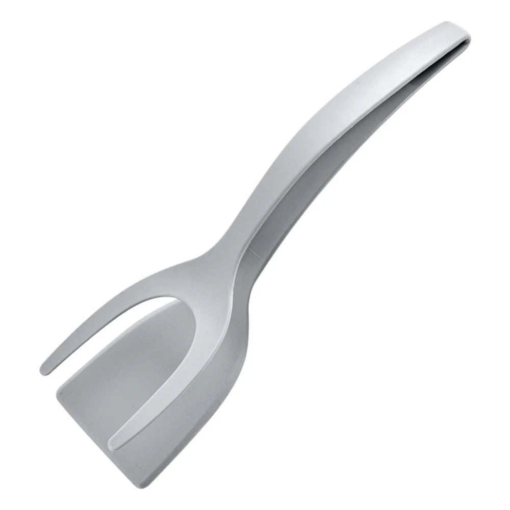 2 in 1 Grip and Flip Tongs Egg Spatula 